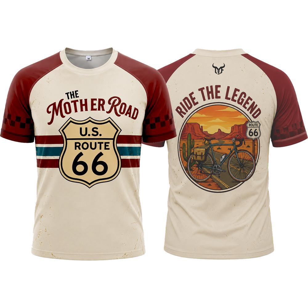 T-Shirt Vintage Route 66 per U - Outdoor Sports Adventure recensione e prezzo