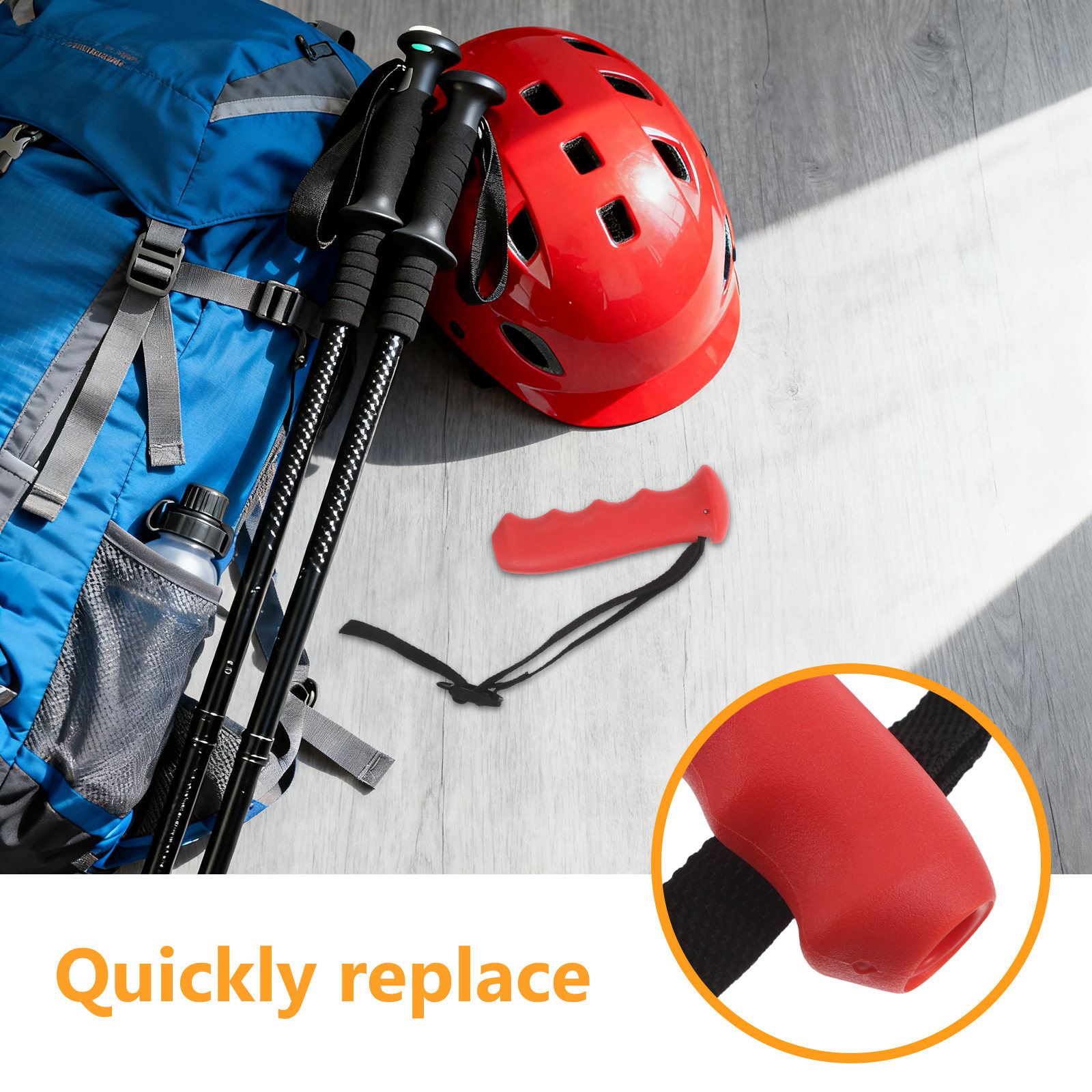 Impugnatura di Ricambio Rossa  - Outdoor Sport Climbing Gear recensione e prezzo